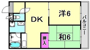 フィオーレ塚口の物件間取画像